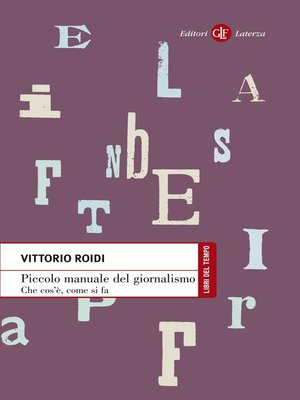 cover image of Piccolo manuale del giornalismo